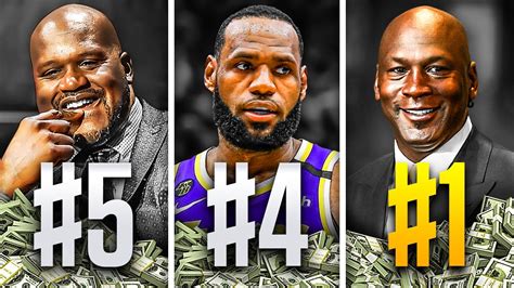 Top 10 RICHEST NBA Players of All Time - Win Big Sports