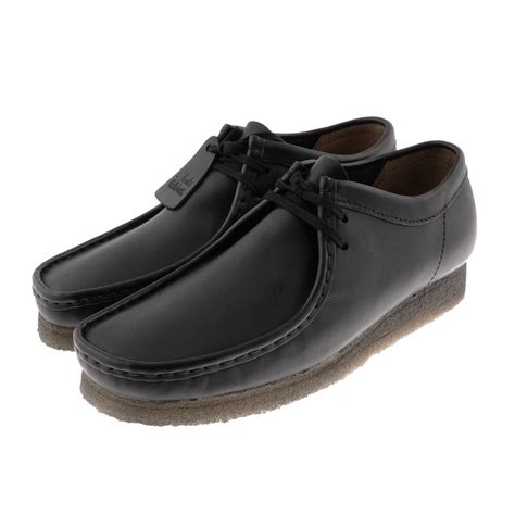 Lyst - Clarks Wallabee Shoes Leather in Black for Men