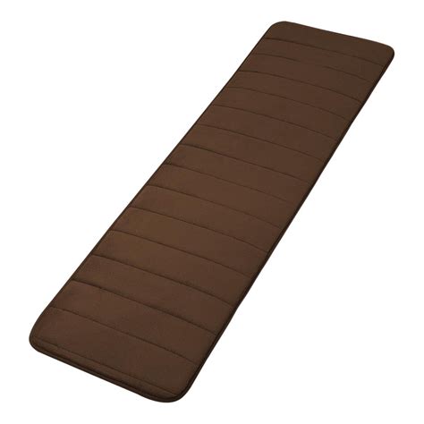 Anti-slip Memory Foam Bath Floor Mat Area Runner Rug Coffee Color 15.7" x 47.2" - Walmart.com ...