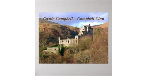 Castle Campbell – Campbell Clan Poster | Zazzle