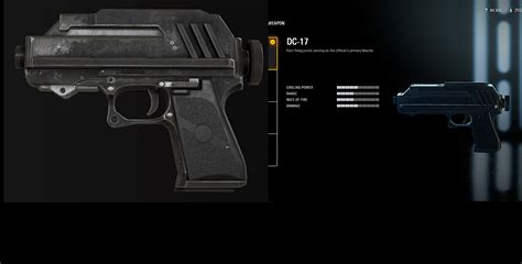 The DC-17 Blaster Pistol Barrel Was made longer in this update (Which ...