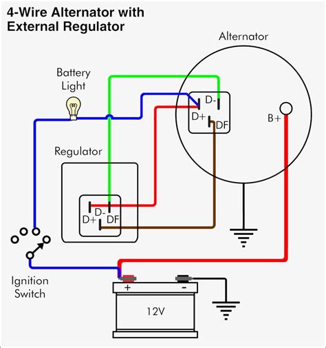 Single Wire Alternator Wiring Diagram