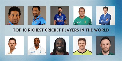 Top 10 Richest Cricket Players In The World