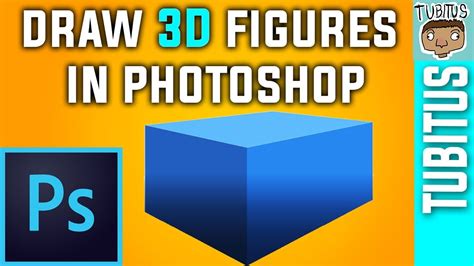 How to draw 3D shapes in Adobe Photoshop, CLEAN AND PROFESSIONAL LOOKING - YouTube