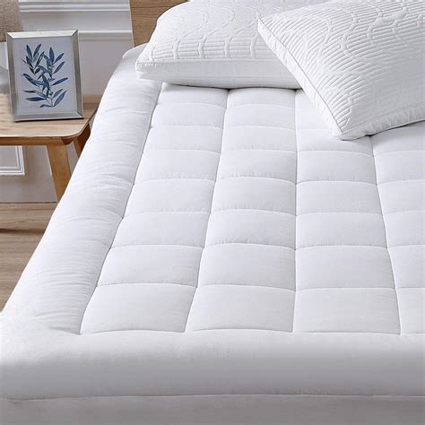 Queen Size Mattress Pad Cover Memory Foam Pillow Top Topper Thick Luxury Bed 614409718406 | eBay