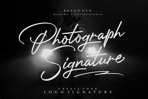 Photograph Signature Logo fonts (269187) | Script | Font Bundles