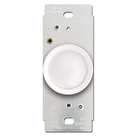 White Leviton Rotary Light Dimmer Switch