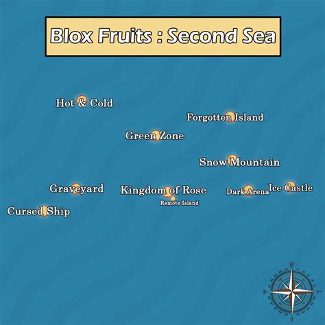 Blox Fruits Map - All Islands, Locations, & Level Requirements - Pro Game Guides