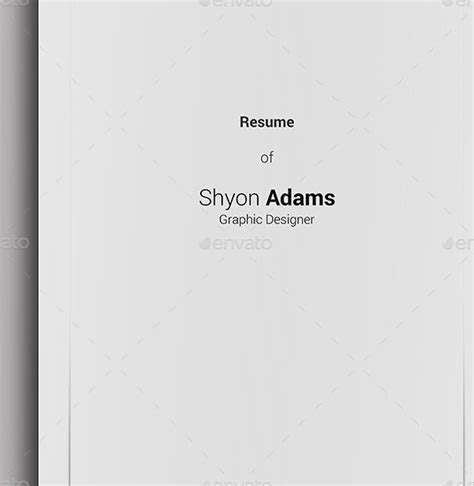 14+ Resume Cover Pages | Sample Templates