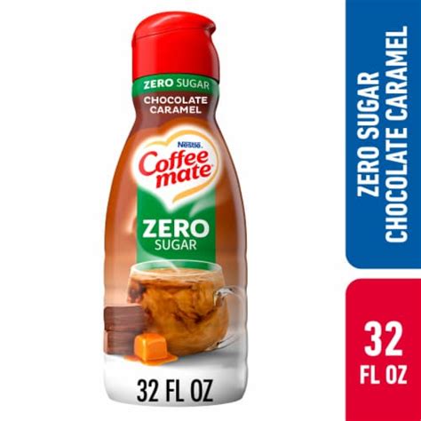 Coffee mate Zero Sugar Chocolate Caramel Liquid Coffee Creamer, 32 FL OZ - Fry’s Food Stores