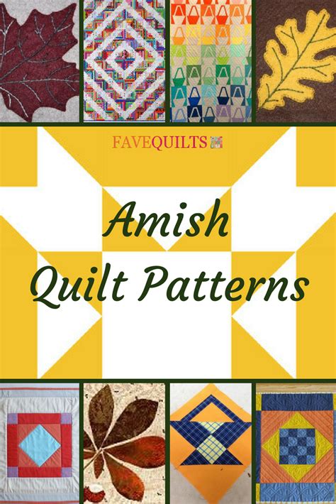 21 amish quilt patterns – Artofit