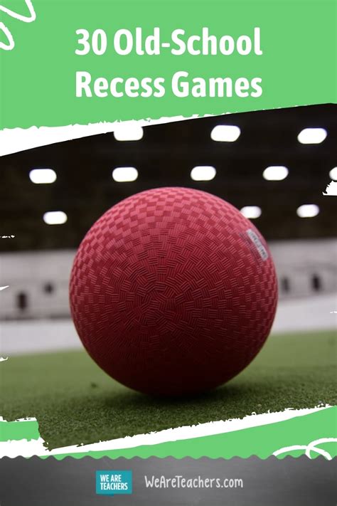 30 Old-School Recess Games Your Students Should Be Playing Now