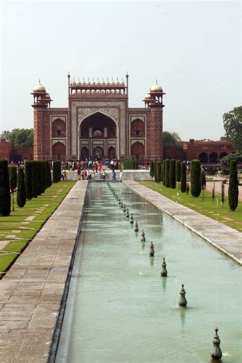 Entrance Gate To the Taj Mahal. Agra, India Editorial Image - Image of architecture, style ...