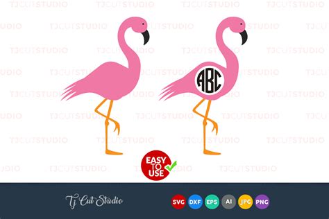 Flamingo Svg, Pink Flamingo Svg , Files for Silhouette Cameo or Cricut, Commercial & Personal ...