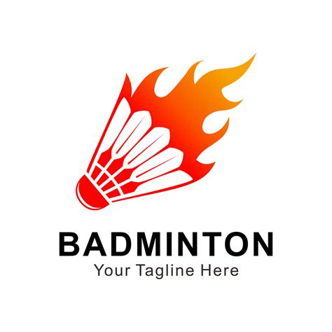 badminton Shuttlecock logo 11516075 Vector Art at Vecteezy