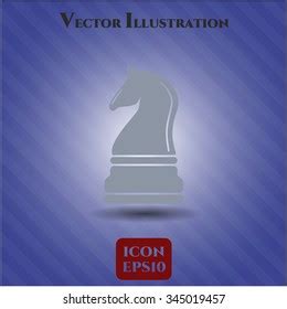 Chess Knight Symbol Stock Vector (Royalty Free) 345019457 | Shutterstock