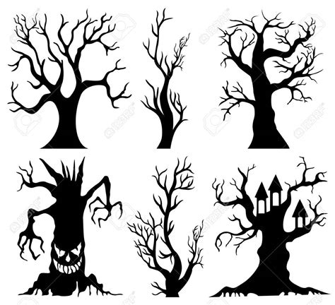 Spooky Tree Drawing at GetDrawings | Free download