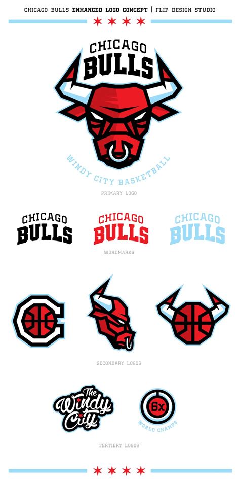 Chicago Bulls Logo Concept | Sports logo inspiration, Sports logo ...