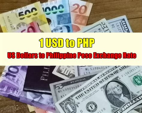 1 USD to PHP – US Dollars to Philippine Peso Exchange Rate Today, August 8, 2022