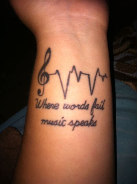 Music Quotes Tattoos