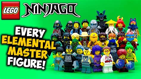 Every LEGO Ninjago Elemental Master Minifigure! 2015-2023 REVIEWED! | Brick Finds & Flips