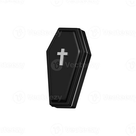 3d Halloween Coffin 12914190 PNG