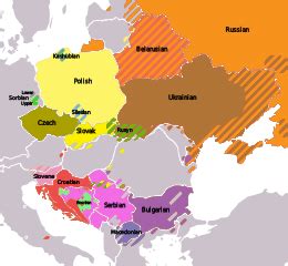 Slavic People Map