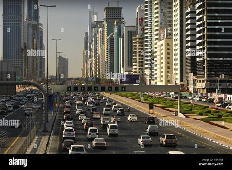 The Skyline of Dubai City Stock Photo - Alamy