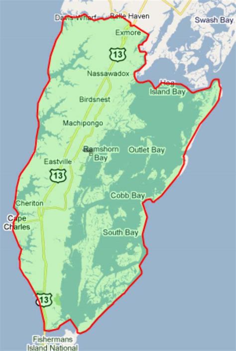 Northampton County Va Tax Map - Cape May County Map