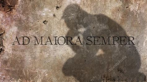 Ad maiora semper. Una frase latina . - Foto Stock: Foto, Immagini © zapomicron 123409620 ...