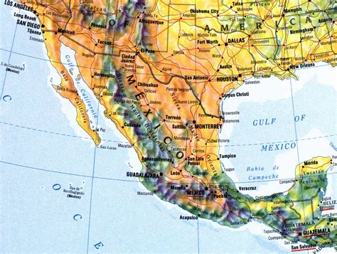 Mexico Map Geography