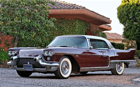 1958, Cadillac, Eldorado, Brown, Cars, Old, Classic, Houses, Motors, Trees, Town Wallpapers HD ...