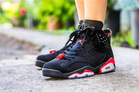 Air Jordan 6 Black Infrared On Feet Sneaker Review