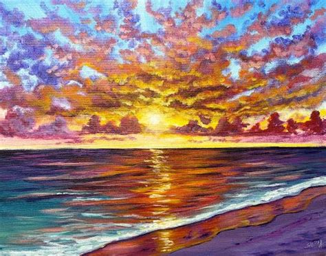 How To Paint Sunset Ocean Acrylic Tutorial Step By Step ADVANCED | The Art Sherpa | The Art Sherpa