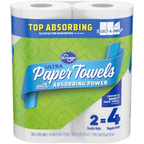 Kroger® Ultra Paper Towels, 2 rolls - Kroger