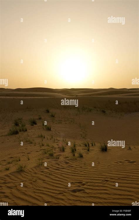 Dubai sunset desert hi-res stock photography and images - Alamy