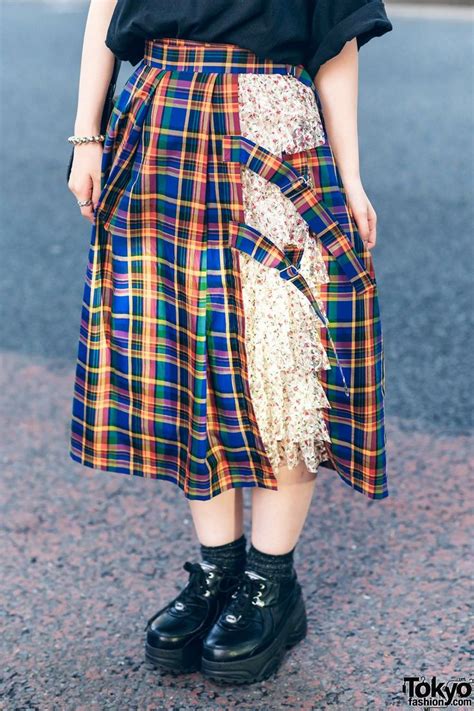 Fashionable Japanese idol in Harajuku