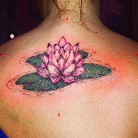 Lotus flower / lily pad tattoo by - Ranz | Flower tattoo shoulder, Japanese flower tattoo ...