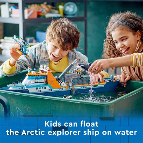 LEGO 60368 City Arctic Explorer Ship Building Toy Set