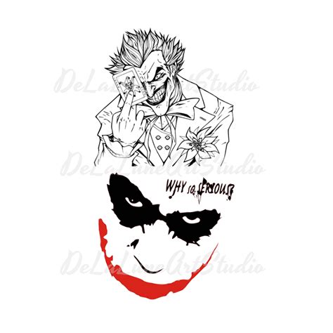 Joker Bundle Svg Joker Svg Joker Face Svg Villain Svg - Etsy