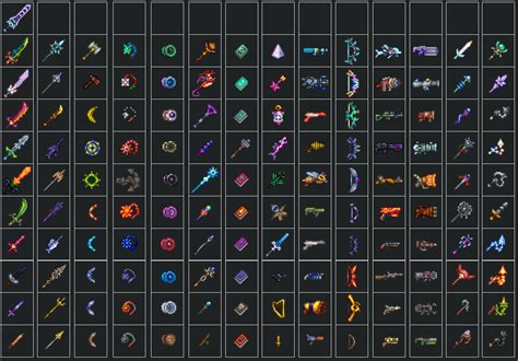 Weapons & Equip - Zenith Weapons | Terraria Community Forums