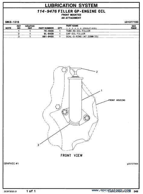 caterpillar C-15 Truck Engine Parts Manual PDF