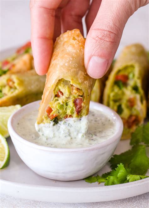 Avocado Egg Rolls | Gimme Delicious