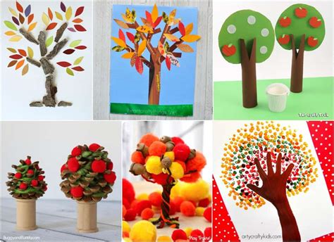 10 BEAUTIFUL FALL TREE ART PROJECTS FOR KIDS