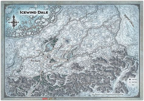 D&D 5e: Icewind Dale Map (31' x 21') | Lazarus Games