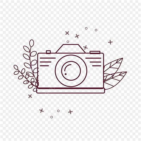 Photography Camera White Transparent, Cartoon Cute Camera Icon Sticker Photography Camera ...