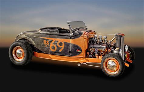 1930 Ford Roadster Rat Rod Convertible - 1930-32FDRRCV070 Photograph by ...