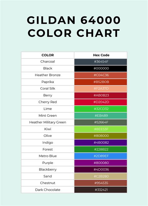 Diamond Color Chart - Illustrator, PDF | Template.net