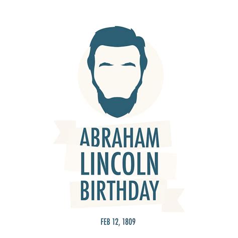 Premium Vector | The birthday of president abraham lincoln