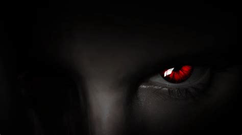 Female Vampire Red Eyes